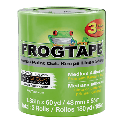 FrogTape Multi-Surface Painter's Tape 48mm x 55m - 3 Pack