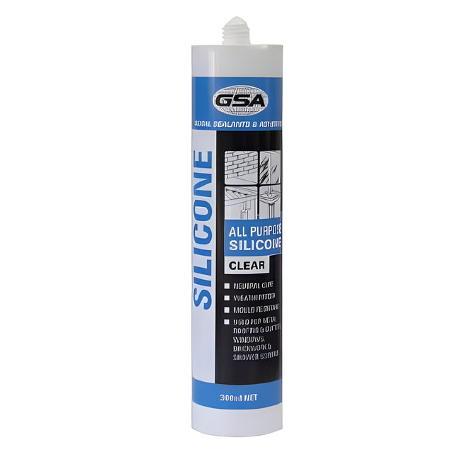ALL PURPOSE SEALANT SILICONE300G CARTRIDGE CLEAR