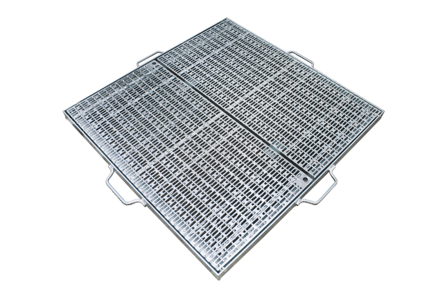Builders Guard™ Heelguard Galvanised Pit Grate & Frame – 900 x 900mm