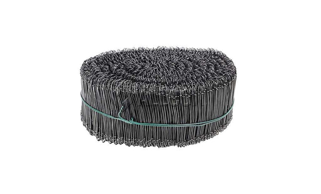 110mm Wire Loop Ties – Black, Box of 2000