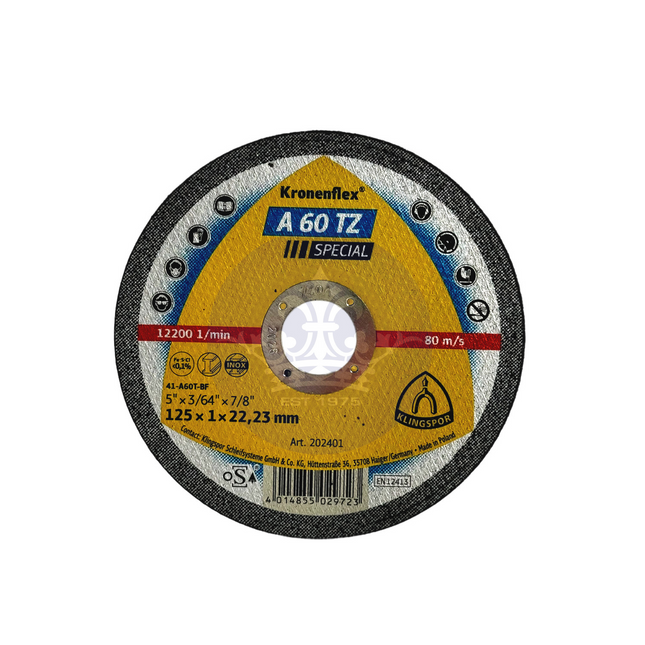 Klingspor Cutting off Wheels A 24 R / 230 x 3 x 22.23mm