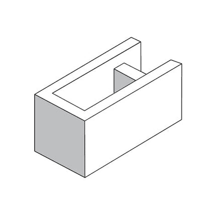 Besser Block End Block 200 × 200 × 400