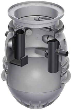 1000L Below‑Ground Grease Separator – Lipumax‑P with RHINOCAST® Cover & Collar – Class B