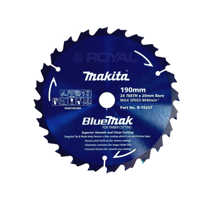 Makita BlueMak TCT Saw Blade 20T / 235 x 25mm