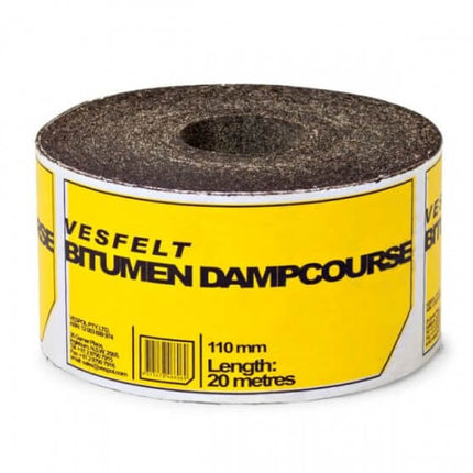150mm x 20m Roll Malthoid Bituminous Building Paper – Dampcourse & Flashing