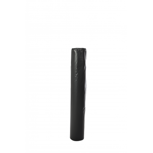 2m x 50m x 200um Black Builders Poly Film - Medium Impact