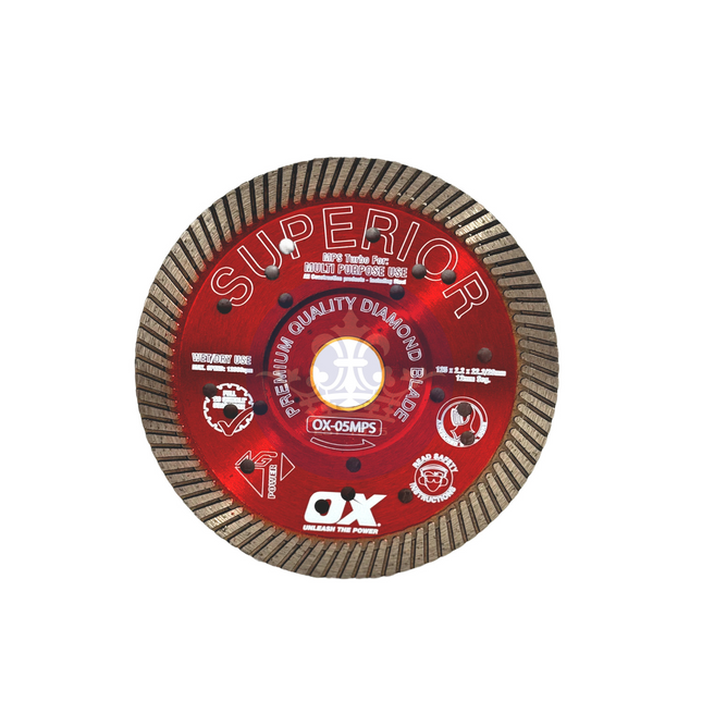 Ox MPS Superior Turbo Diamond Blade 125mm