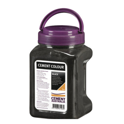 20kg Powder Cement Oxide Pigment – Black – Concrete, Mortar & Render Colour
