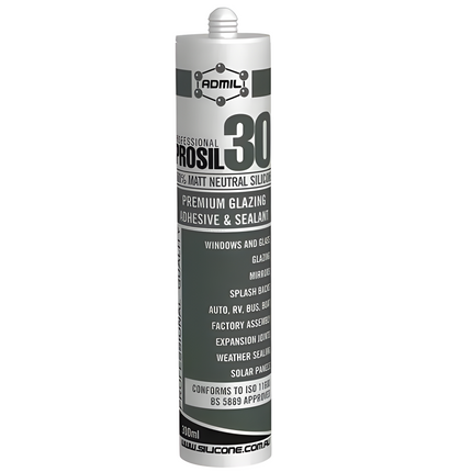 PROSIL 30 GLAZING MATT BLACK 300ML NEUTRAL CURE