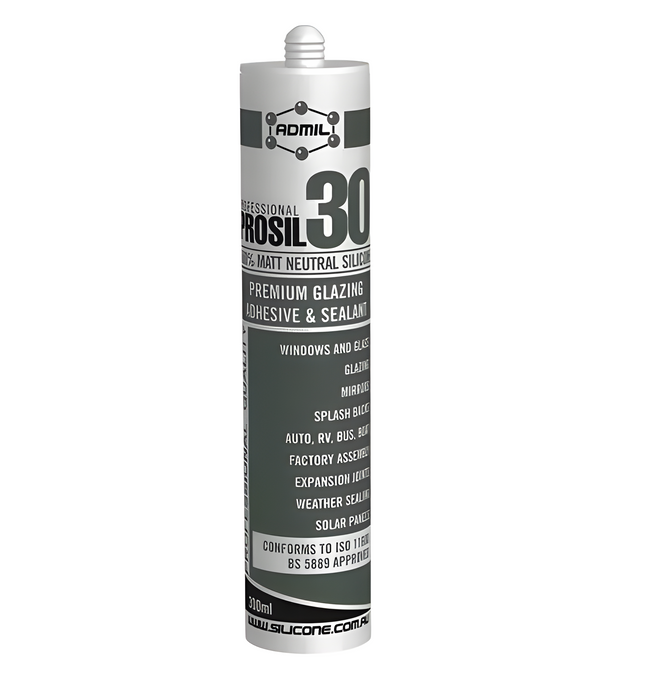 PROSIL 30 GLAZING MATT BLACK 300ML NEUTRAL CURE