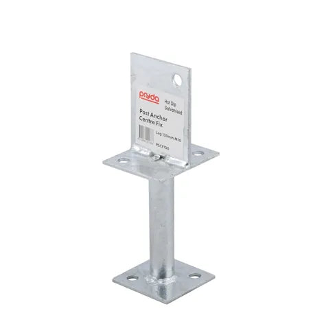 130mm Leg Centre Fix Post Anchor – Pryda Post Support