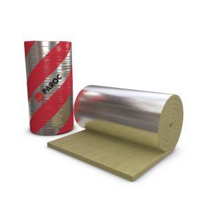 Paroc Rockwool 640 80kg Foil Faced Blanket 50mm 1000x4500 Roll (4.5m2)