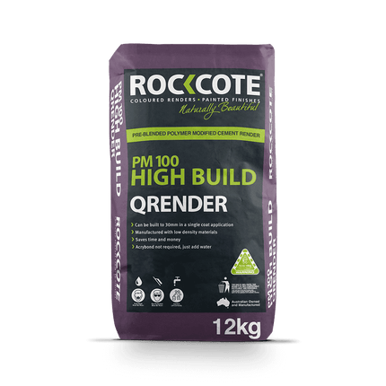 Rockcote High Build Quick Render Purple Bag 12kg