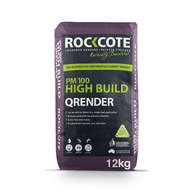 Rockcote High Build Quick Render Purple Bag 12kg