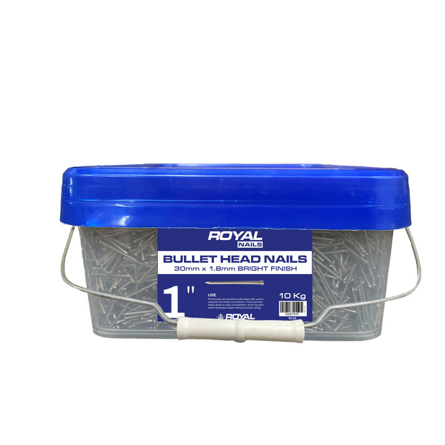 Bullet Head Nails 1' ROYAL Nails 1'-10kg / 30 x 1.8mm