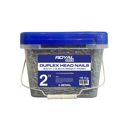 Duplex Head Nails 2' ROYAL Nail 2' - 15kg Duplex / 50 x 2.8mm