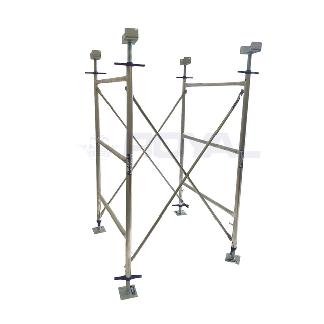 ROYALframe 50 - 1800mm Set (2 x ROYALframe 1800, 2 x Braces (RB65), 4 x Flat Jacks no.2, 4 x U Head Jacks no.2)