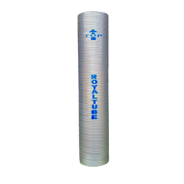 Metal Pier Liner Tube Royal Metal / 350mm x 3m