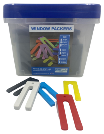 90mm Plastic Horseshoe Packers - 90 Mixed (250)