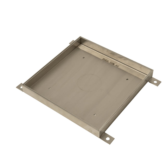 300 x 300mm Stainless Steel Pool Skimmer Lid – Flush Finish, Slip‑Resistant