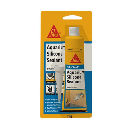 75g Tube SikaSeal-401 Aquarium Silicone Sealant – Clear