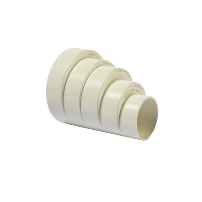 PVC Stormwater Downpipe Round Adaptor SWJ – 90-75-65-50-40mm
