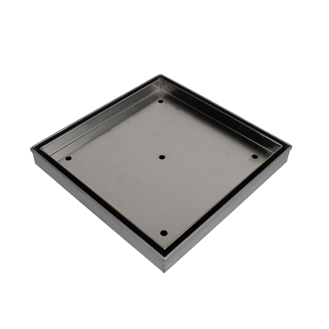 250 mm Tile Insert Square Floor Waste – Stainless Steel – Flush Finish