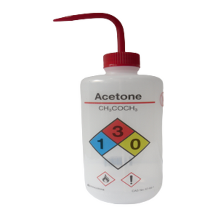 Flashback resistant chemical bottle