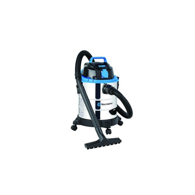 VACMASTER CLEANER, 20L S/S WET/DRY VAC DOMESTIC 1250W S/S TANK