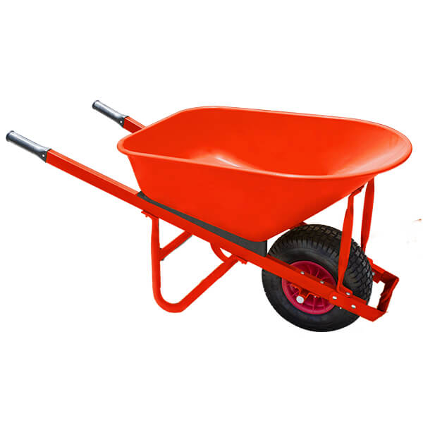 Wheelbarrow steel wide- Red