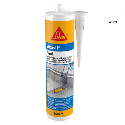 SIKASIL SILICONE SEALANT SWIM POOL WHITE