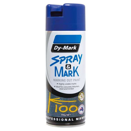 Dy-Mark 350g Blue Spray & Mark Paint