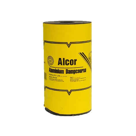 230mm x 30m Alcor Aluminium Dampcourse – Standard Grade Moisture Barrier