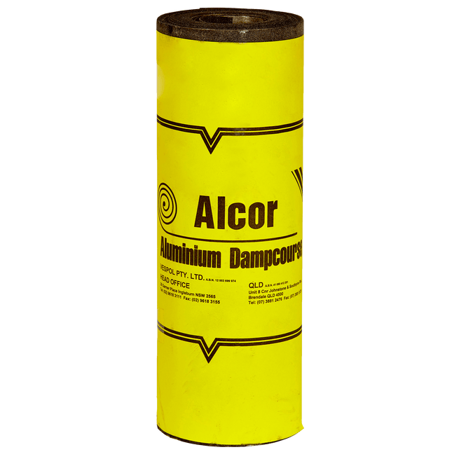 110mm x 10m Alcor Aluminium Flashing & Dampcourse – Moisture Barrier for Brickwork