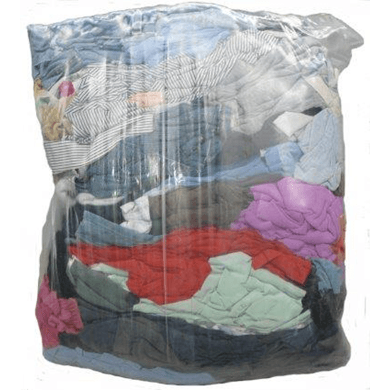 Bag of Painters Mixed Rags – Recycled Cleaning Wipers