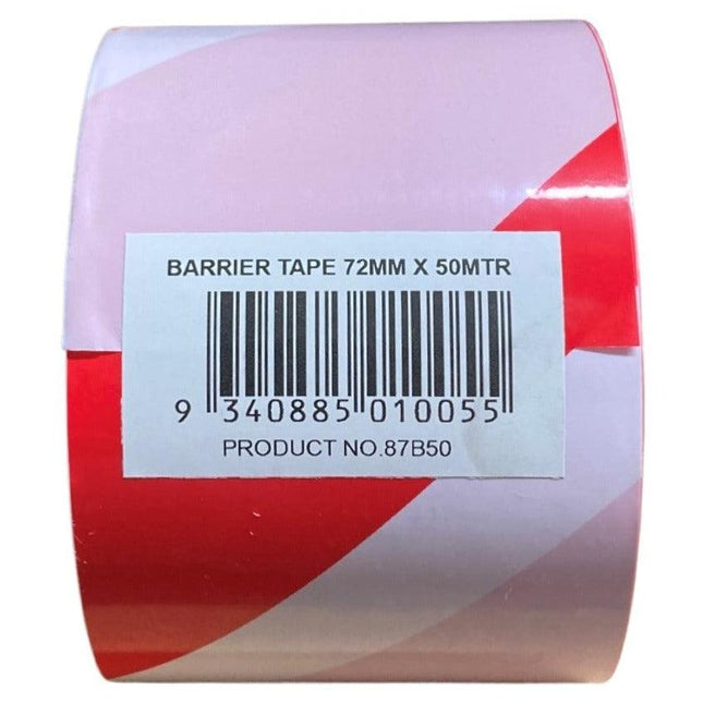 50m Roll Barrier Tape – High Visibility Crowd & Site Control