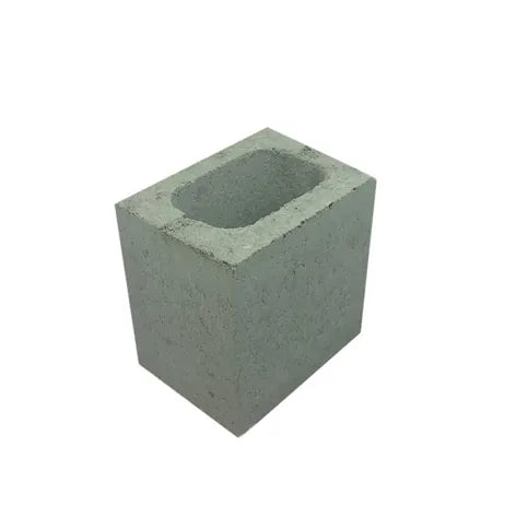190 x 190 x 140mm Concrete Besser Half Block – Grey for Course Adjustments