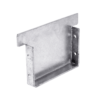 200mm W x 170mm D Box Grate End Cap – Galvanised Steel