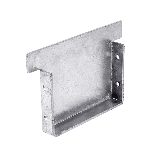200mm W x 170mm D Box Grate End Cap – Galvanised Steel