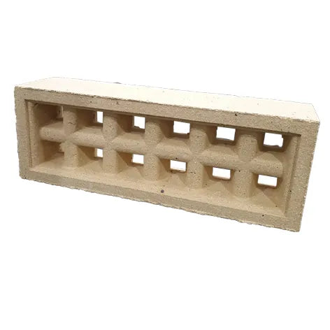 Brick Vent Clay V16 Square Hole Cream 230 x 80