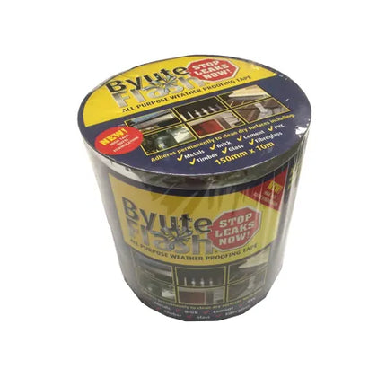 150mm x 10m Self‑Adhesive Flashing Tape – Weatherproof – Byute Flash