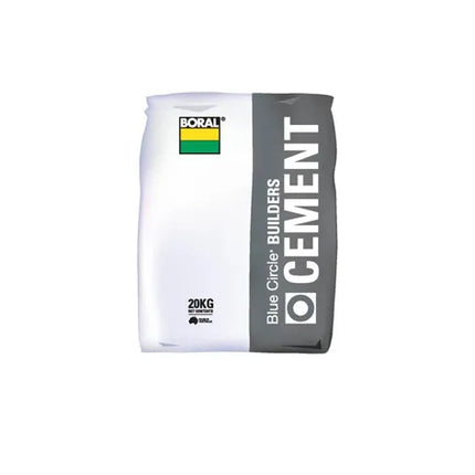 20kg Bag Blue Circle Builders Grey Cement – Boral, General Purpose GP Cement