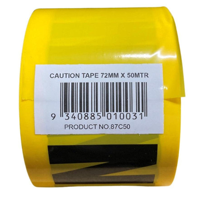 50m Roll Caution Tape – High Visibility Site Safety Barrier