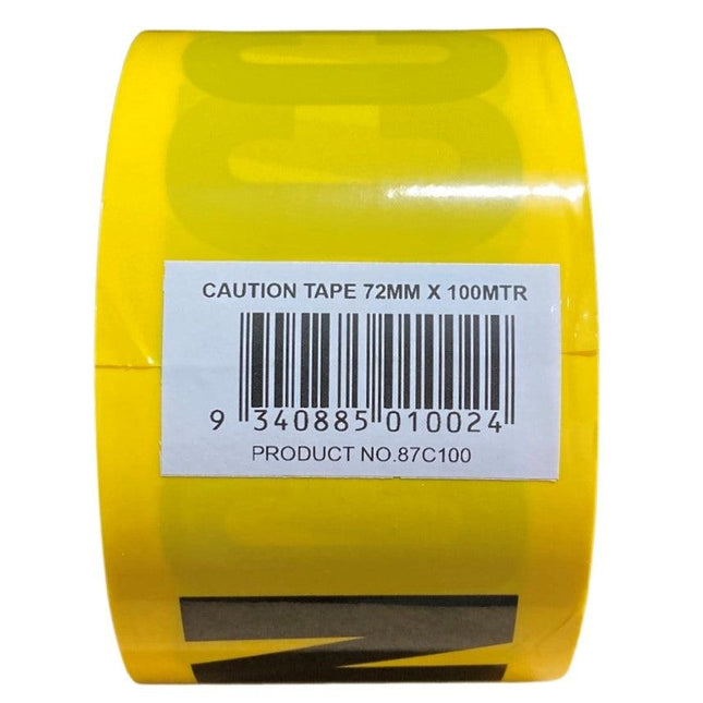100m Roll Caution Tape – High Visibility Site Safety Barrier
