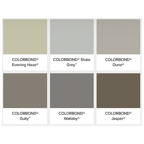 Colorbond Corrugated Roofing 0.42mm - 6.6m