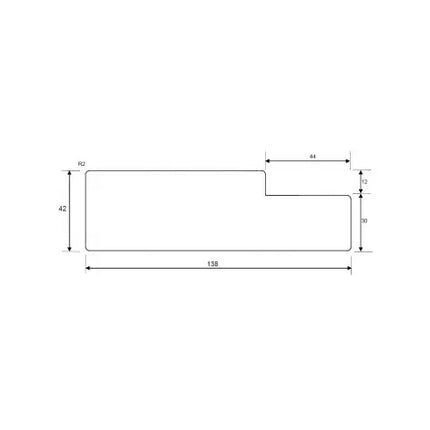 5.4m 138 x 42mm Door Jamb – Design Pine Primed F/J H3