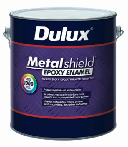 Dulux 4L Metalshield Epoxy Enamel Gloss Paint Extra Bright