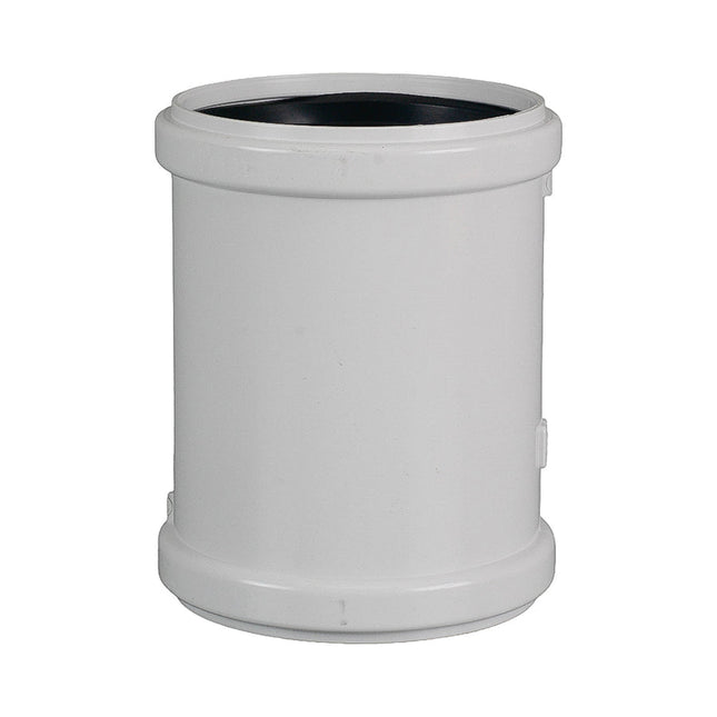 PVC DWV Slip Coupling Without Flange – 100mm
