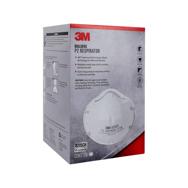 3M Respirator Builders 8205-20 P2 20pk