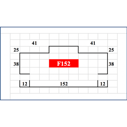 2055 x 824 Metal Fire Rated Door Frame – Profile F114 – Left Hand – Suits 2045 x 820 x 37mm Door